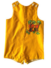 Vintage 1980's CRYSTAL, SUNFLOWERS Girls or Boys Kids Yellow Jumper size T 4