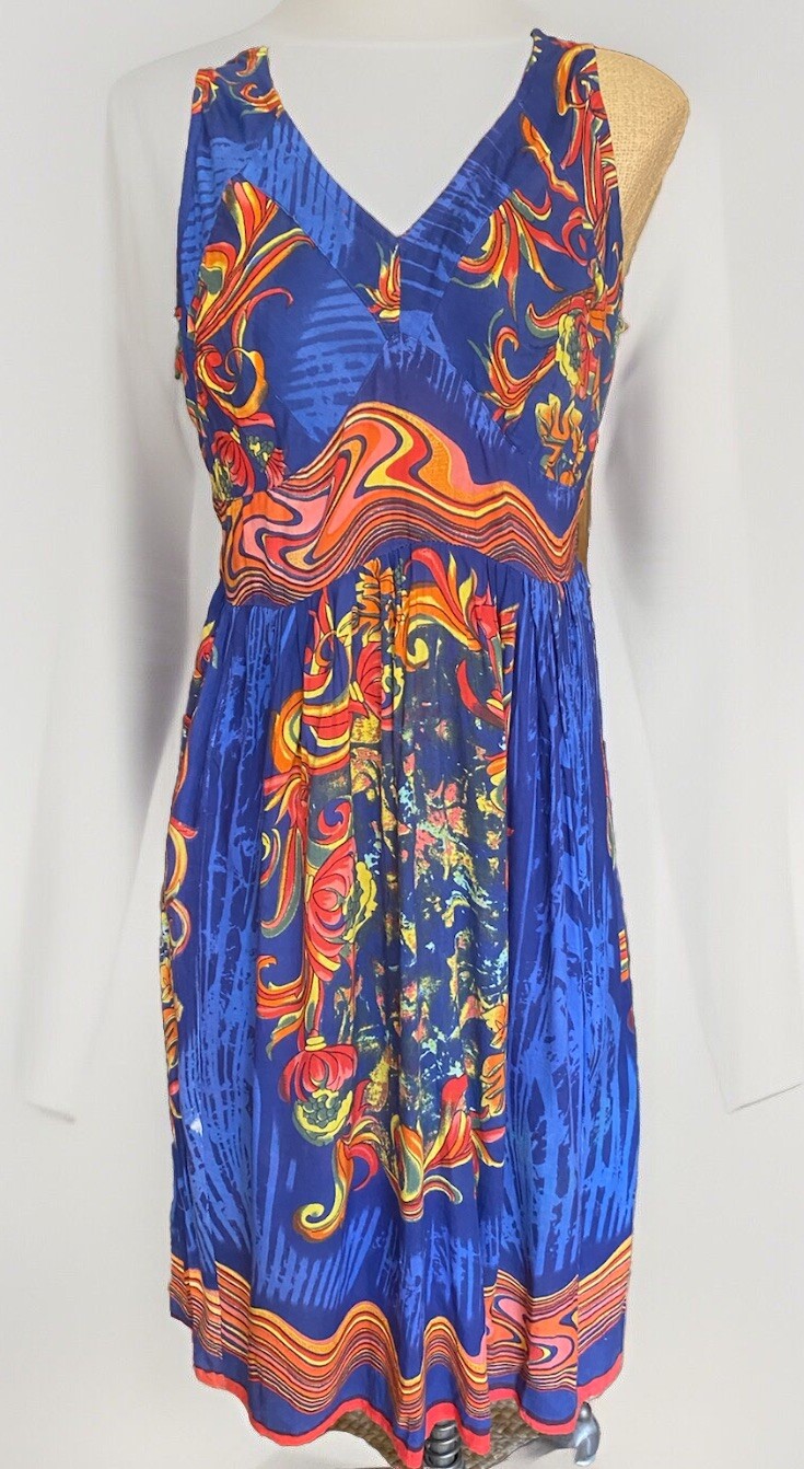 PRIYA  Sundress Women’s Small Blue-image