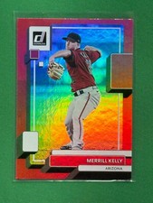 2022 Panini Donruss Baseball Merrill Kelly #213 Base Holo Red
