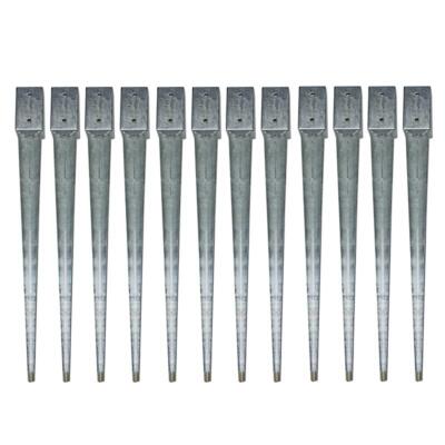 Bodenhülse Einschlaghülse 12x 81x81x900mm Pfostenträger Einschlagbodenhülse