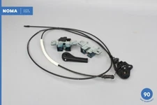 09-15 Jaguar XF XFR X250 Left & Right Hood Bonnet Catch Lock Latch w/ Cable OEM