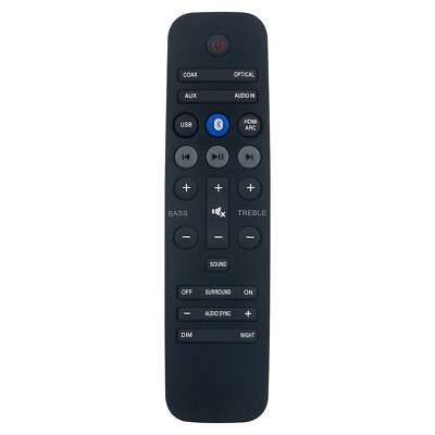 996580002887 Replace Remote for Philips Soundbar HTL2161B HTL2163B HTL3140S