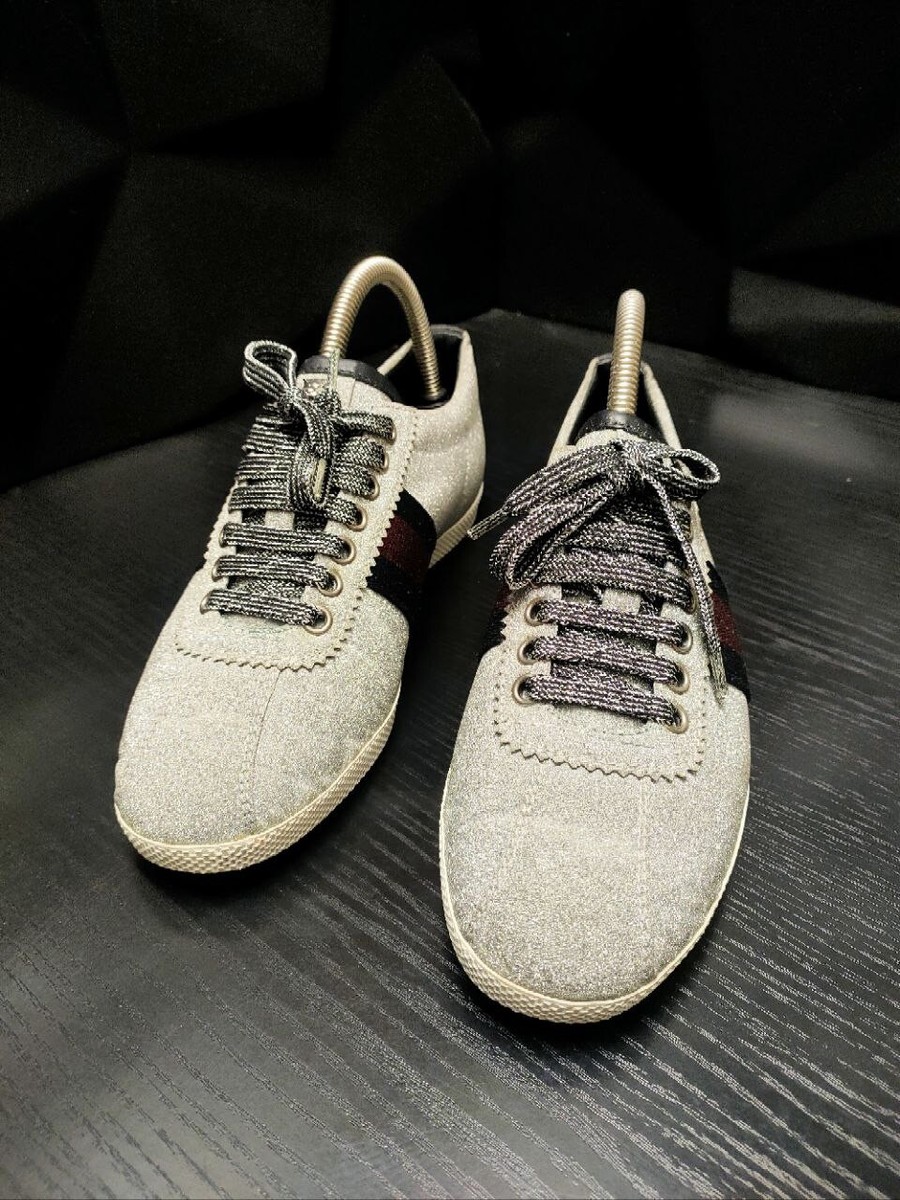 GUCCI Metallic Studded Bambi Web GG Sneakers Size 36,5 | eBay GUCCI Metallic Studded Bambi Web GG Sneakers Size 36,5 | eBay