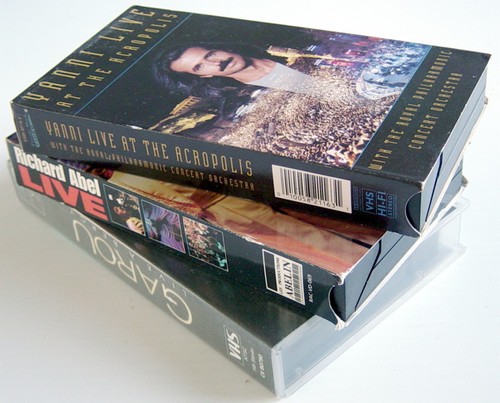 3 CASSETTES VHS DE SPECTACLE DE YANNI, GAROU, RICHARD ABEL - Imagen 4 de 7
