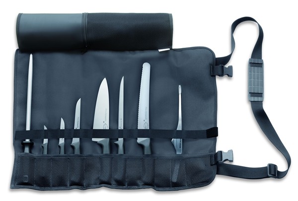 F. Dick Starter-Set Prodynamic 8-Teilig Messer-Set Inkl. Rolltasche + Wetzstahl-image