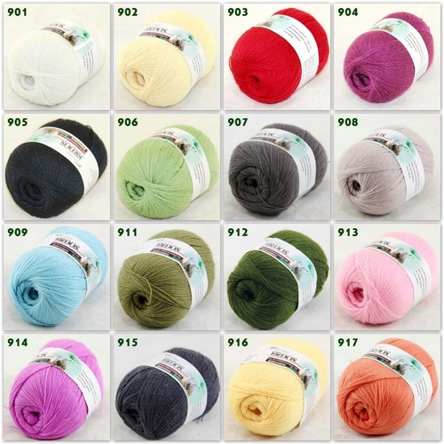 Sale 6 Ballsx50gr LACE Rugs Acrylic Wool Cashmere Hand Crochet Knitting Yarn 931 - Picture 8 of 10