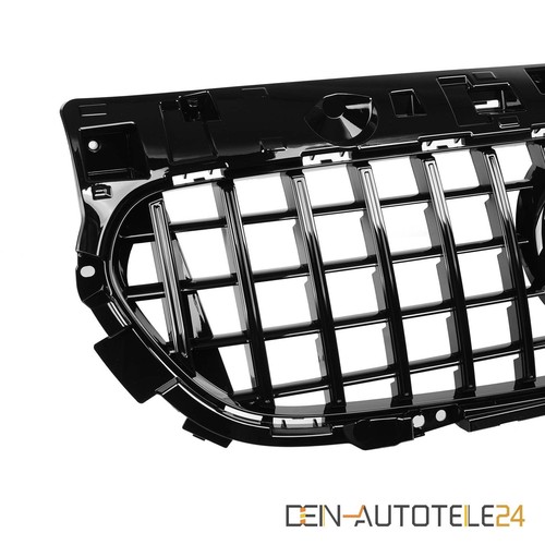 KÜHLERGRILL FRONT GRILL FÜR MERCEDES CITAN W420 VAN TOURER GLANZ SCHWARZ - Picture 4 of 6