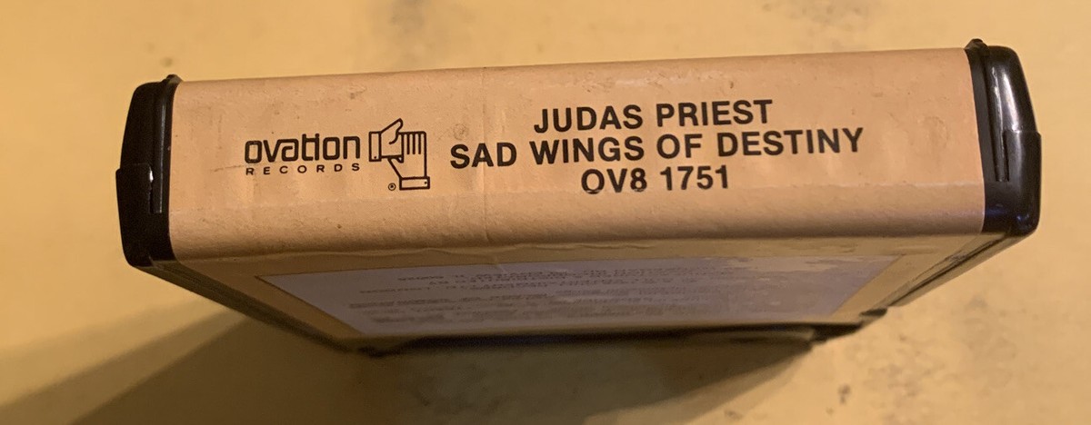 Judas Priest Sad Wings Of Destiny 8 track tape tested / Serviced