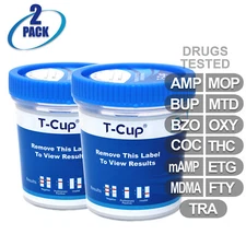 Mintegrity [2pk] 13-Panel T-Cup Urine Drug Test #MI-TDOA-7135EFT