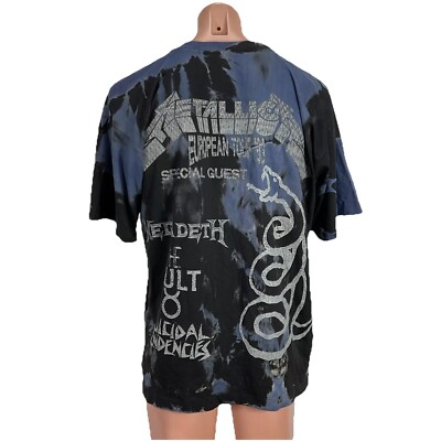 Vintage Metallica 1993 All Over Tee AOP T Shirt XL European Tour