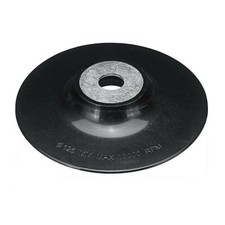 Image of 5'' 125mm For Angle Grinder Polisher Fibre Disc Rubber Backing Pad M14 Flange UK