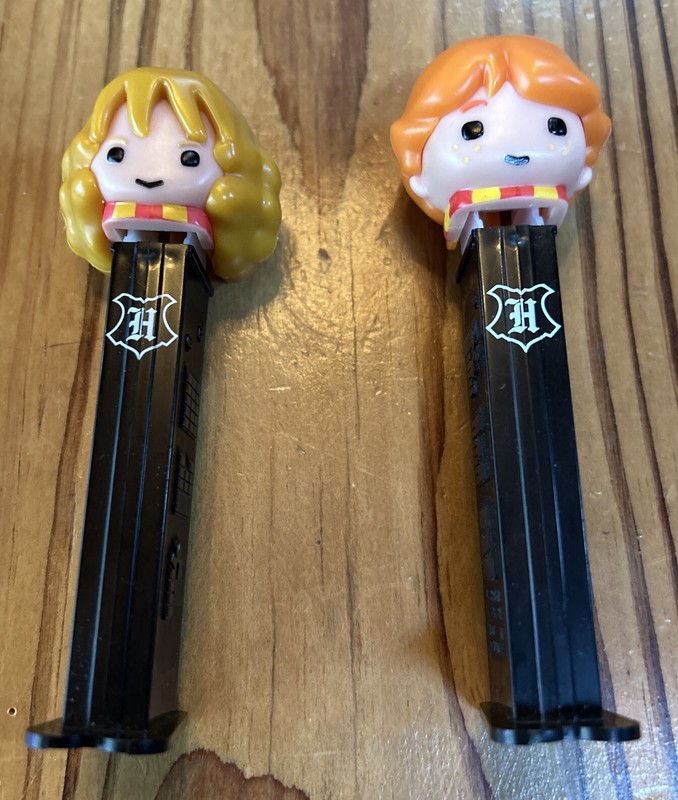 Harry Potter Pez Dispensers - Hermione Granger and Ron Weasley