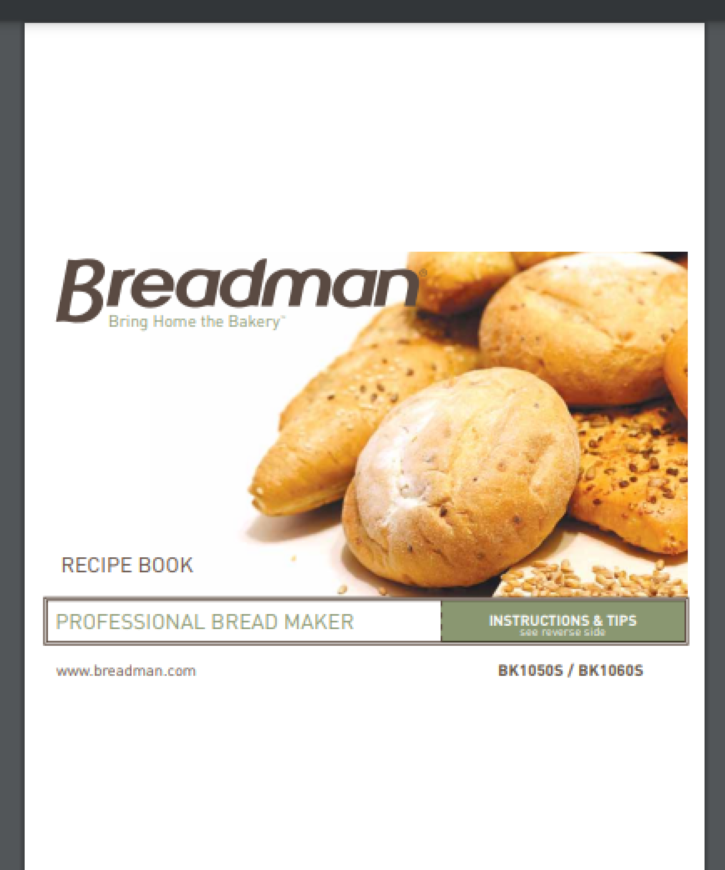 Breadman Professional BK1050S 2lb Bread Maker Silver for sale online