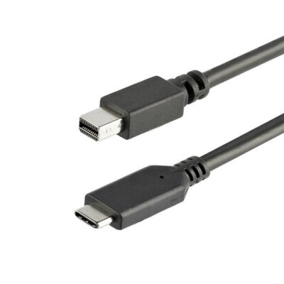 StarTech 3.3FT USB-C zu Mini DisplayPort Kabel - Schwarz
