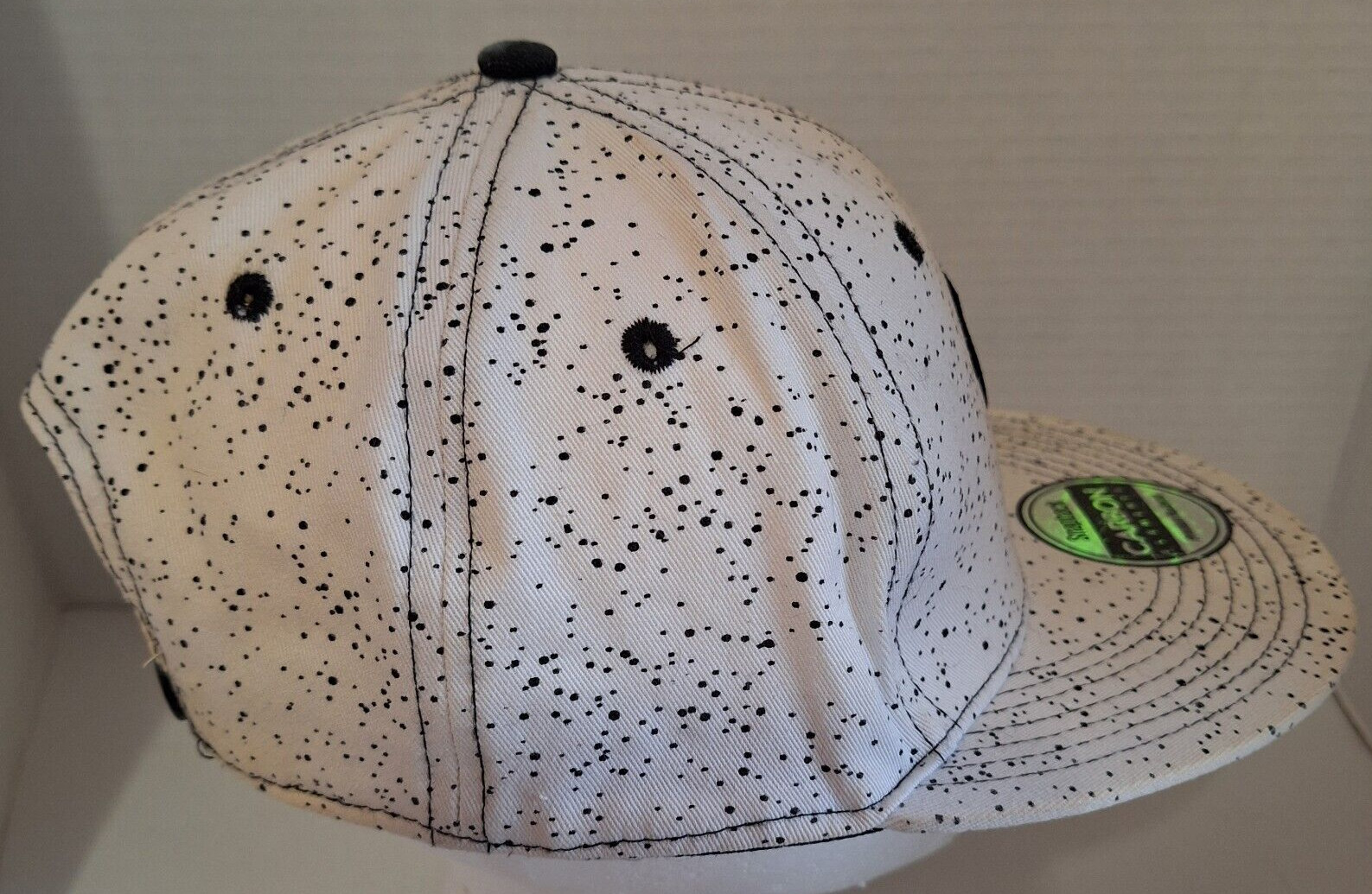 Baseball Cap Hat Carbon Elements Black Dripping D… - image 6