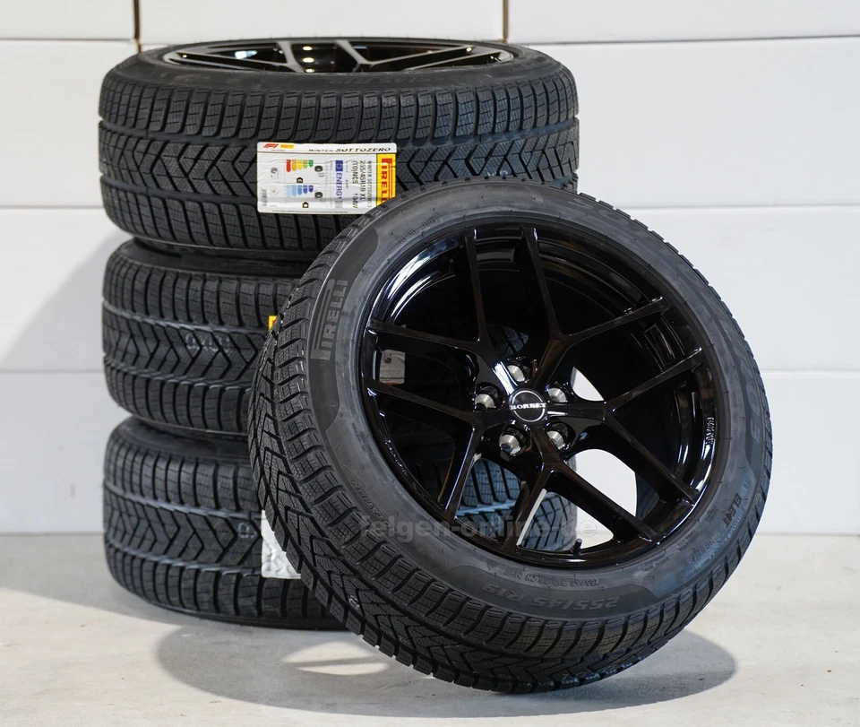 Winter Kompletträder 19 Zoll Borbet Y + Pirelli T0 + BLE Sensoren Tesla Model Y