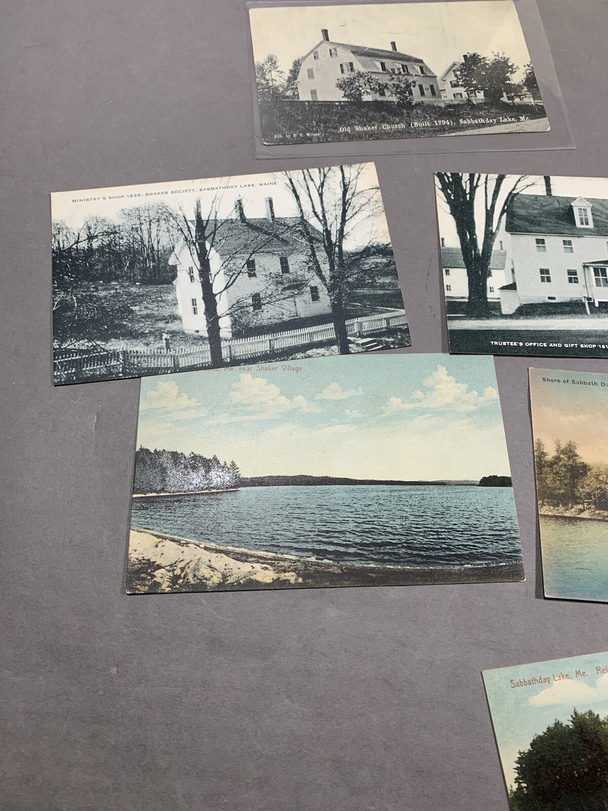 Sabbathday Lake,ME Cumberland County Maine Shakers Village Postcard