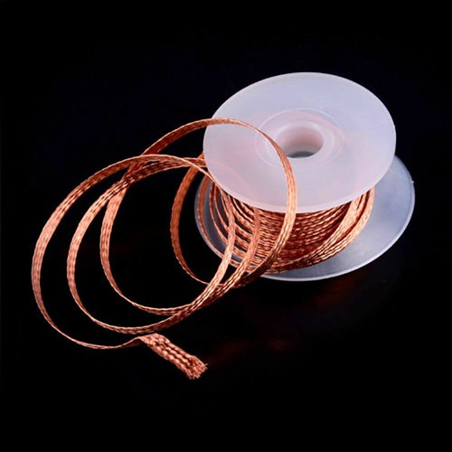 Desoldering Braid Solder Remover Copper Wick Wire Repair Tool 1.5M Long 3.5mm - Picture 4 of 11