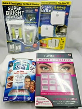 AS SEEN ON LOT SENSOR BRITE / PERFECT SMILE / SUPER BRIGHT SWITCH / 3 SEC LASH