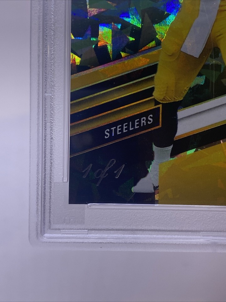 2022 Panini Donruss Elite Kenny Pickett Black Foil 1/1 ROOKIE Steelers