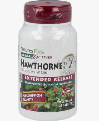 Natures Plus Hawthorne Weissdorn extended release 30 Tabletten (441,02 EUR/kg)