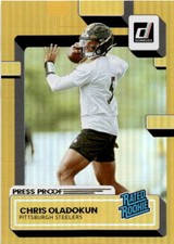 2022 Donruss 376 Chris Oladokun Premium Press Proof RC