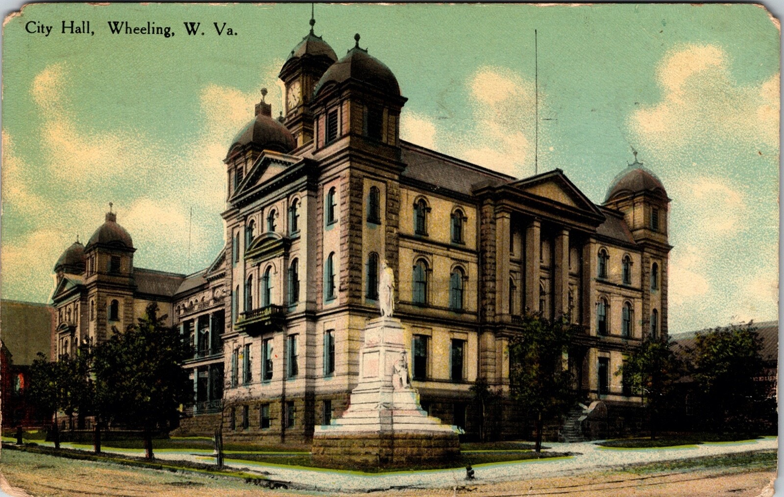 C. 1913 Wheeling West Virginia City Hall W. Va. VTG Postcard eBay