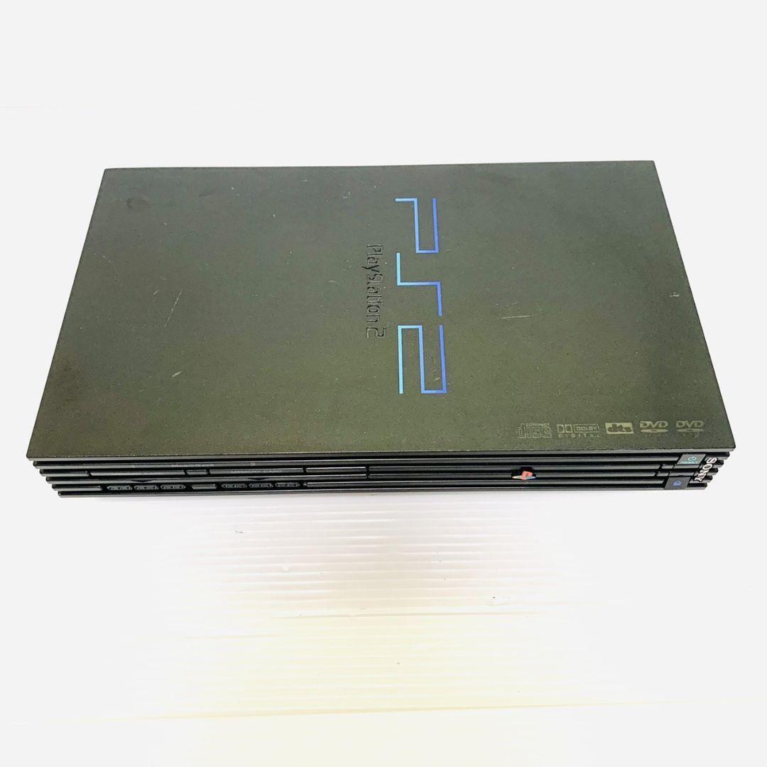 Sony PlayStation 2 PS2 SCPH-50000 Black Console Set Japanese Sony PlayStation 2 PS2 SCPH-50000 Black Console Set Japanese