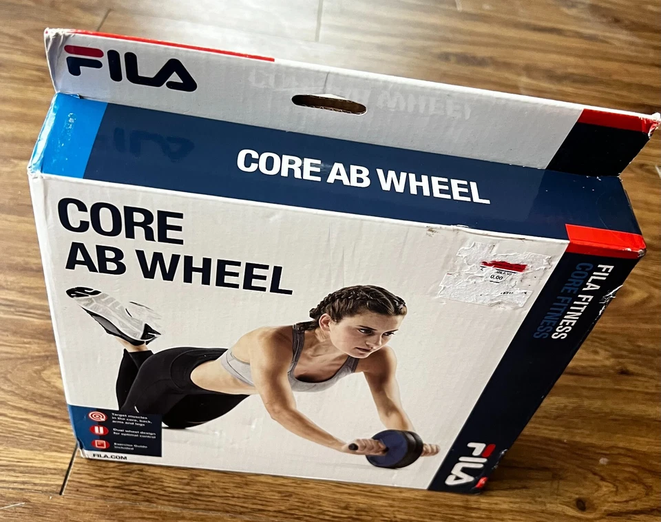 Wheel Fila AB Wheel Fitness Home Gym Exercise Equipment Core Back Workout - Image 3 of 3
