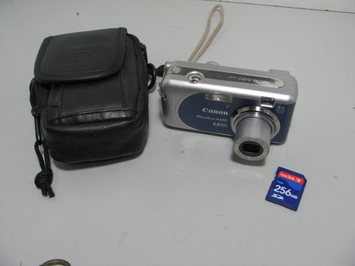 Canon Digital Camera PowerShot A430 4.0 MP 4 X Zoom 256Mb Card Tested & Working - Picture 2 of 10
