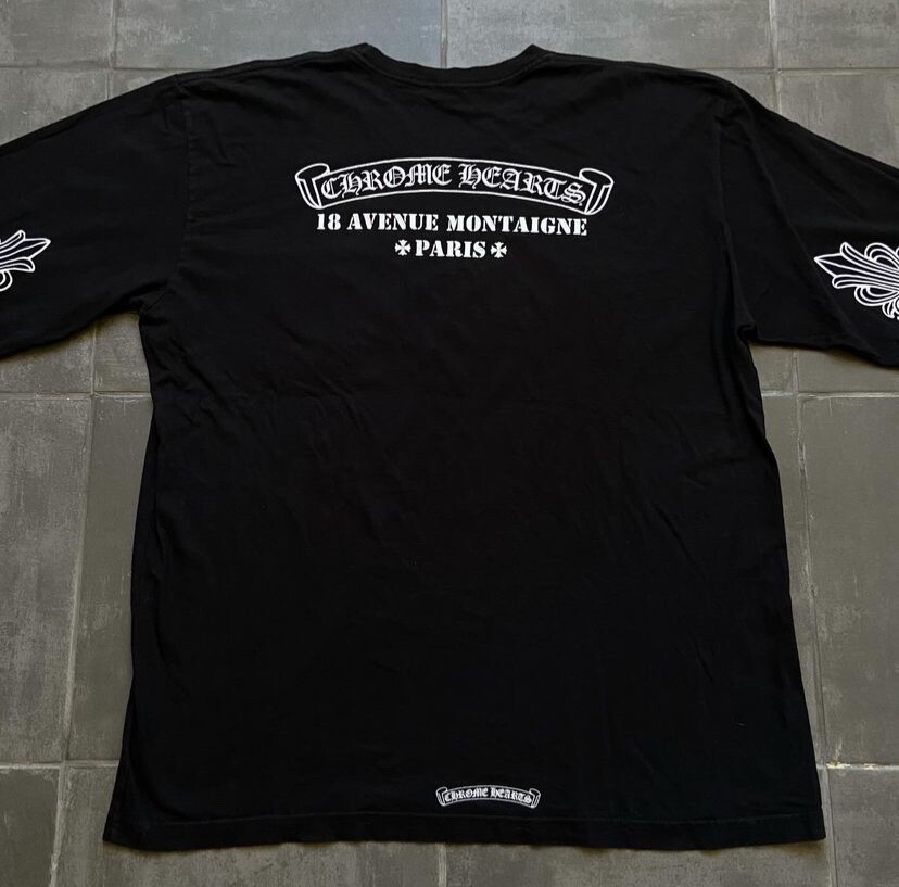 Chrome Hearts Paris Exclusive long sleeve t shirt | eBay