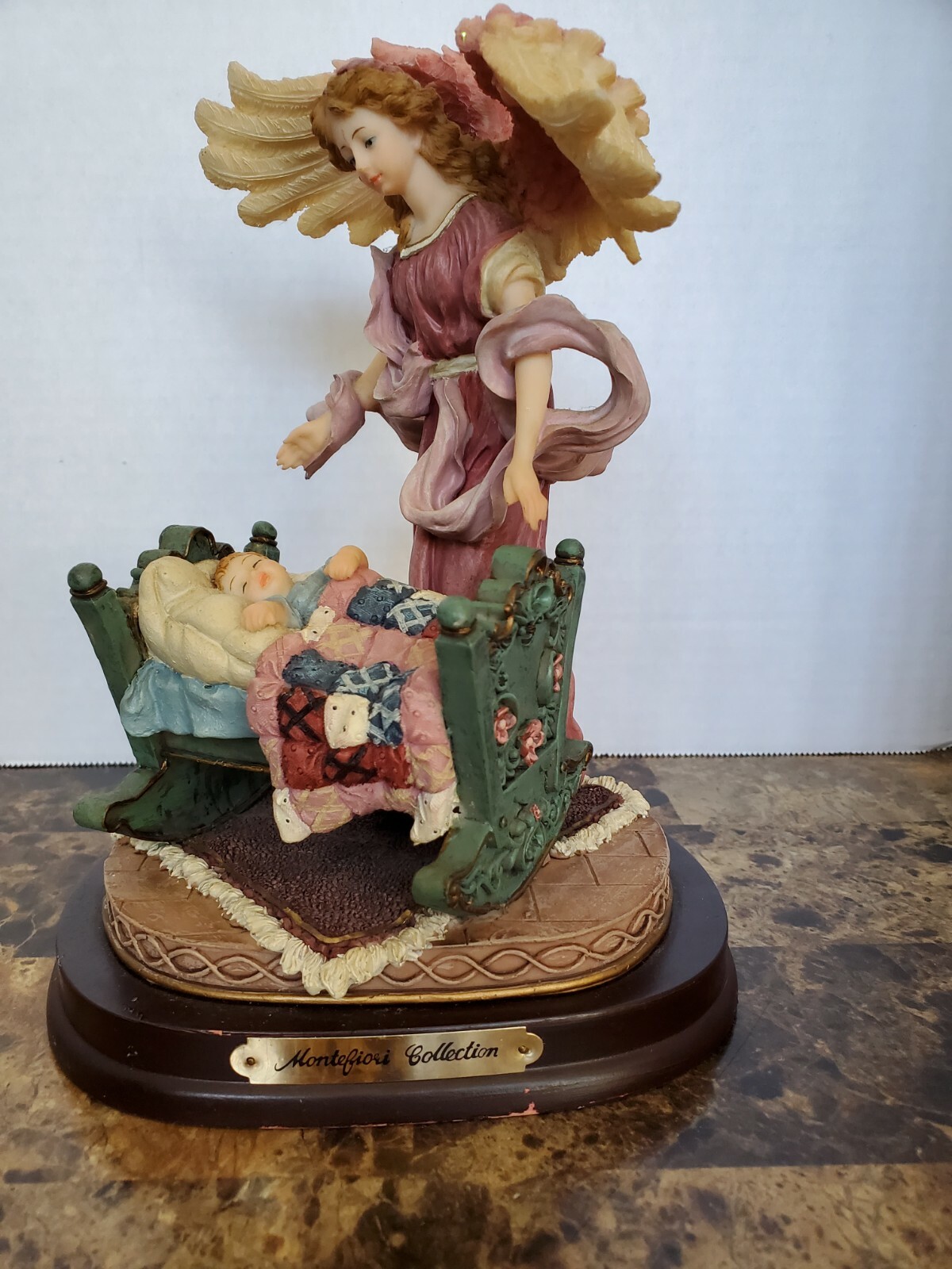 Montefiori Collection Italy Design Guardian Angel Over Sleeping Child  Figurine 28765249144 | eBay