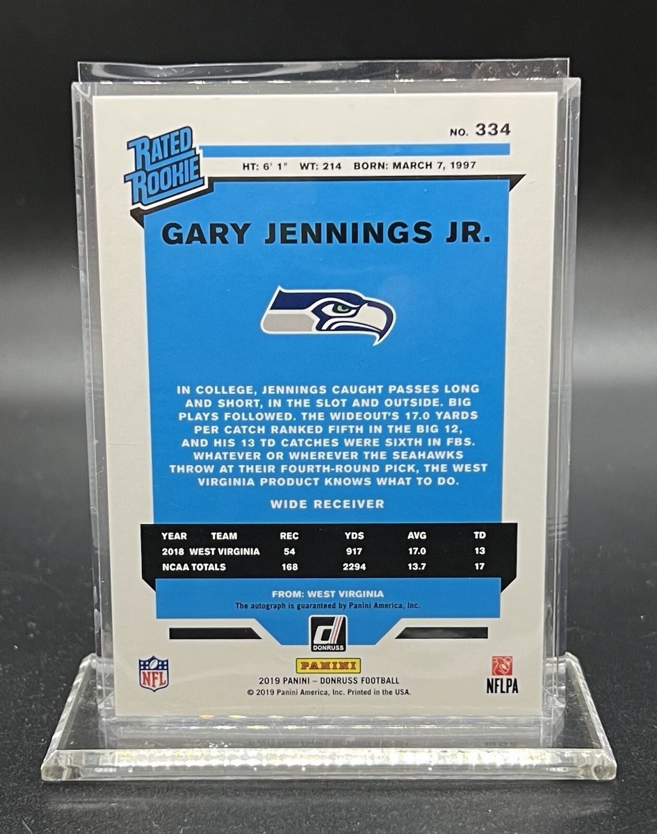 Gary Jennings Jr 2019 Panini Donruss Autograph Rookie | eBay