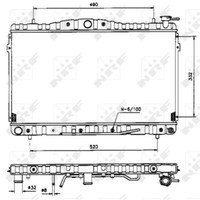 KüHler WasserküHler FüR Hyundai Coupe Lantra II RD 2.0 16V 1.6I 1.6 J-2 1.8