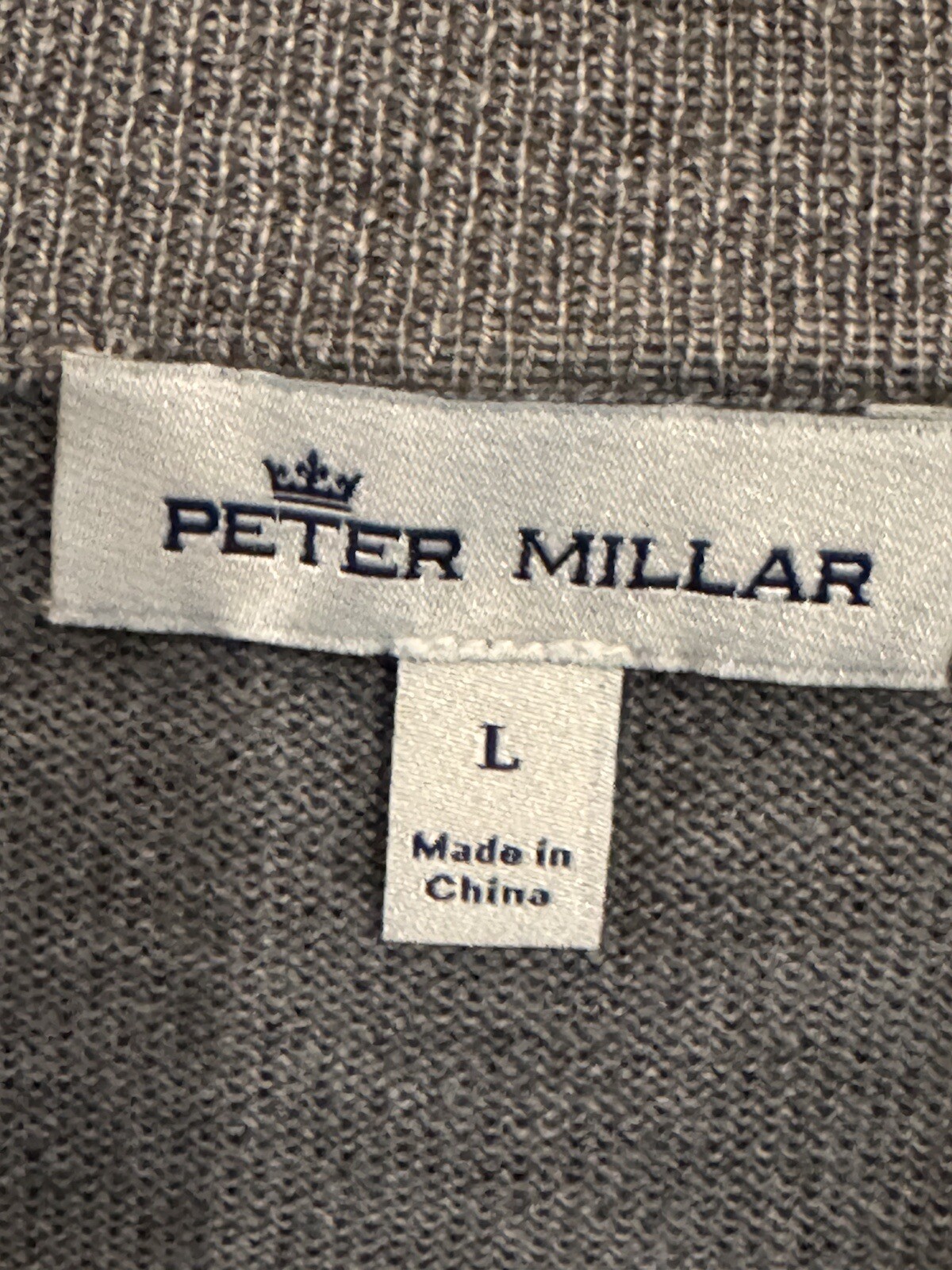 Peter Millar Excursionist Quarter Zip British Gre… - image 4