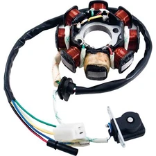 Outside 50cc 8-Coil Magneto/Stator Vertical/GY6 4-Stroke 08-0205