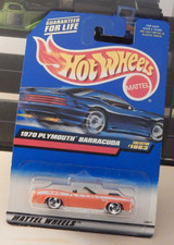 1970 Plymouth Barracuda Convertible King Kuda Hot Wheels 1999-1063 Mainline