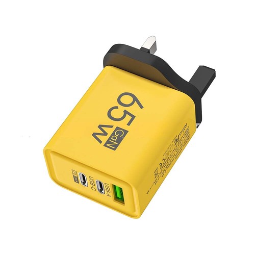 USB Type C Charger PD3.0 Quick Charge Wall Phone 65W Fast Charging Adapter