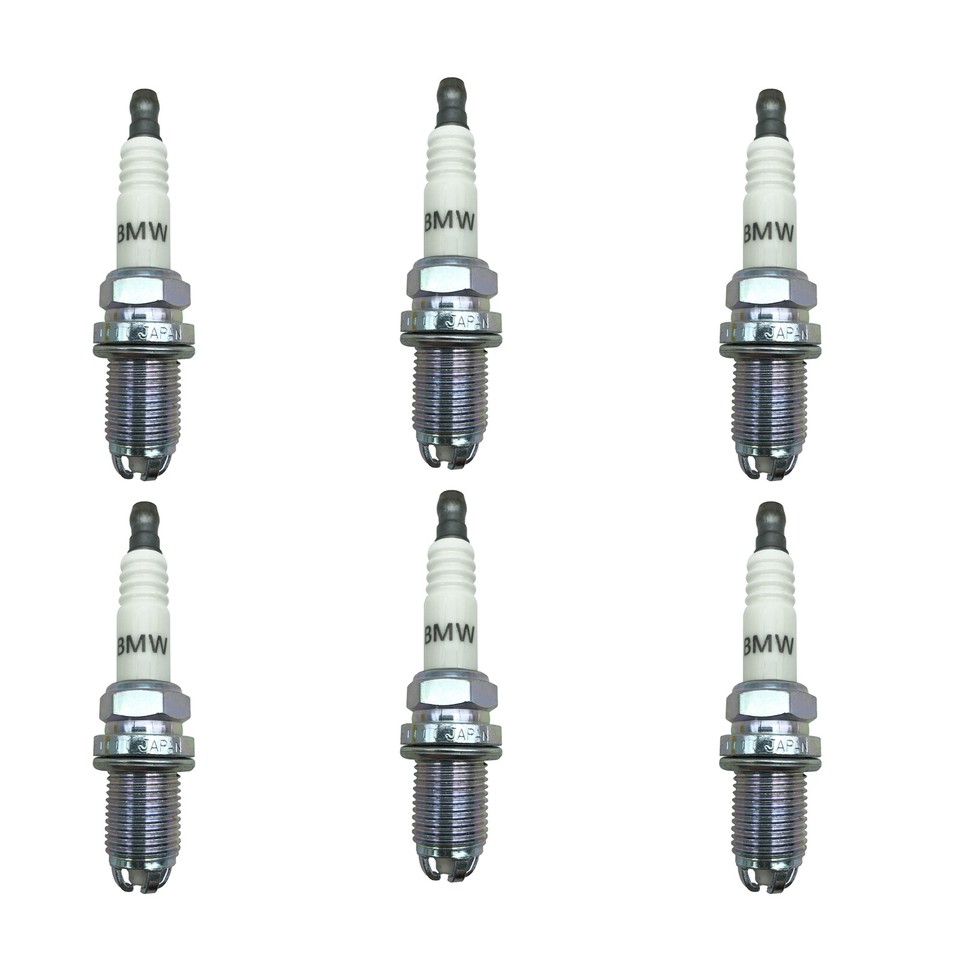 6x 12120037607 For BMW NGK Spark Plugs Platinum+4 4417 E39 E46 E83 E36