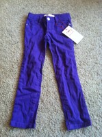 Nice Little Girls Size 4 L.e.i. Kate Low Rise Skinny Jeans Pants Purple Nice Little Girls Size 4 L.e.i. Kate Low Rise Skinny Jeans Pants Purple