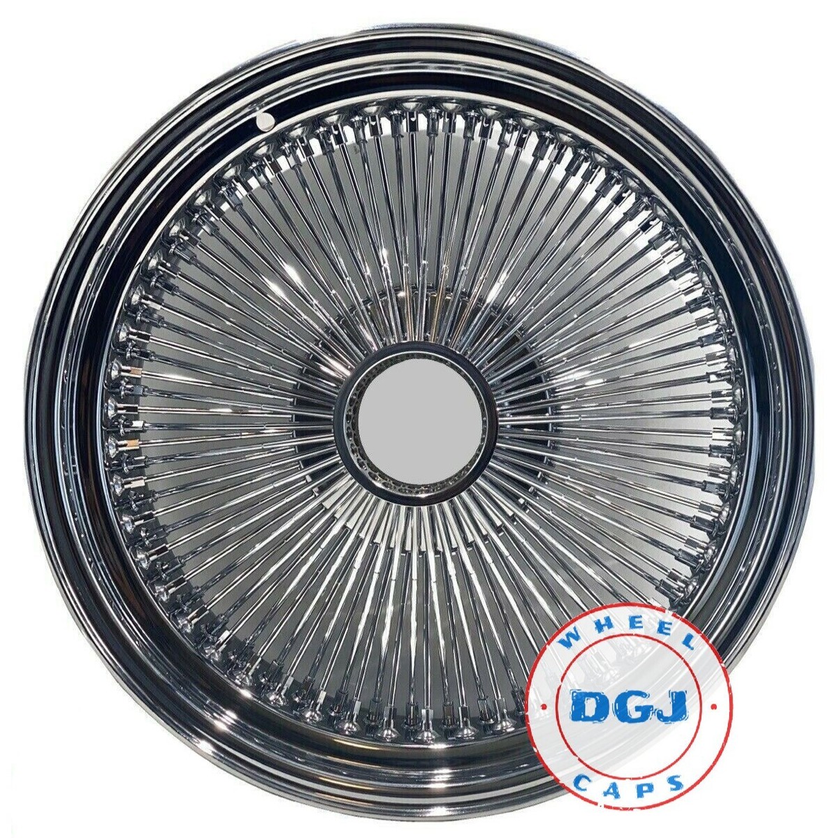 17x8 Standard 100 Spokes All Chrome Lowrider Wire Wheel Rims