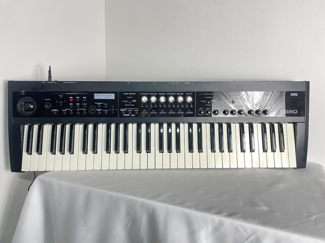 Korg PS60 61-Key Electric Keyboard Synth Synthesizer Piano 