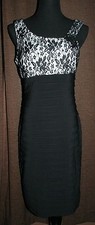 LADIES~ SCARLETT BRAND~ SIZE 8~ BLACK LACE DRESS~ SLEEVELESSS~ FORMAL New Years