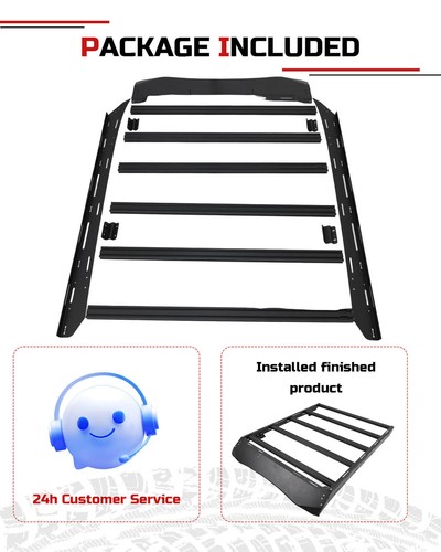 800lbs Roof Rack Fit for 2024 2025 4th Gen Toyota Tacoma Double Cab/Crew Cab 4D - Picture 6 of 24