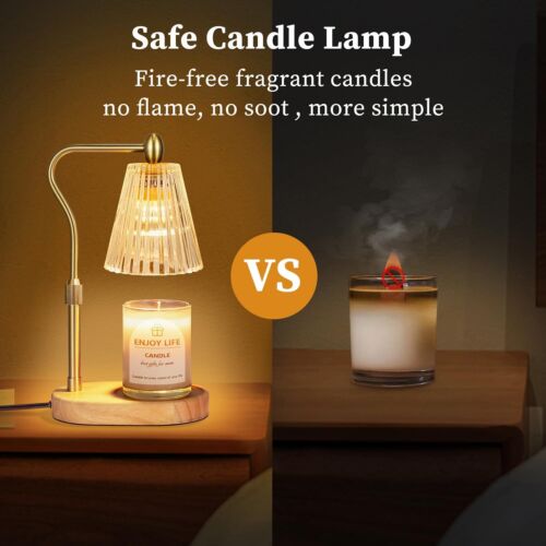 Candle Warmer Lamp with Timer Dimmer Adjustable Height for Home Gift for her. - Picture 6 of 6