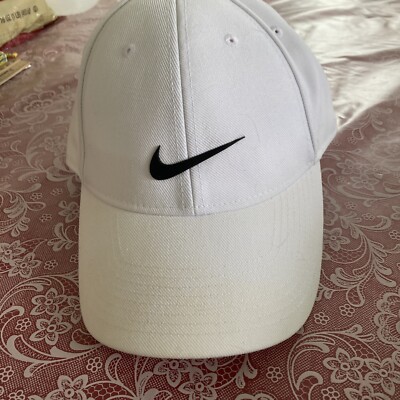 Nike Legacy91 Baseball Cap Hat Dri-Fit White Adjustable Back