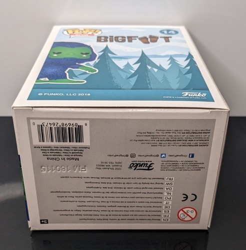 Funko Pop! Flocked Bigfoot BLUE #14 - 2018 Spring Convention Exc (ECCC) LE 2500 - Picture 8 of 8