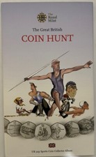 Olympic Sports 50p Collectors Album Complete With Collectors Medallion - Rare