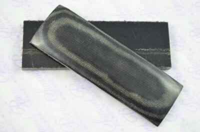Paar hell- & dunkelgraue Canvas Micarta Messerwaage Messerbauteile