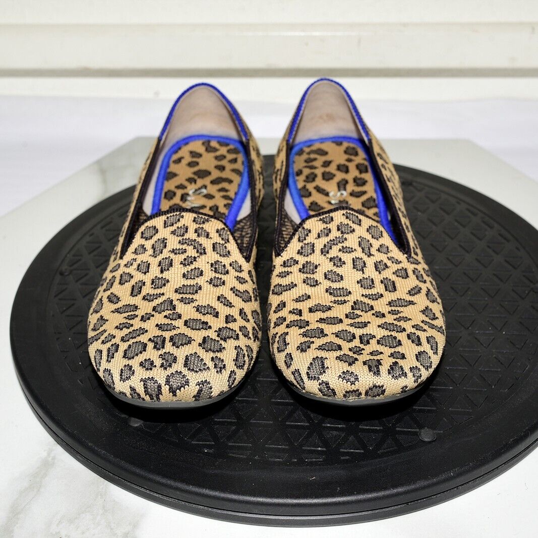 ROTHY'S Flats Slip on Round Knit Leopard Women US… - image 5